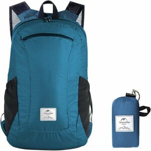 新品★ Naturehike ブルー-18L かばん収納袋付き 男女兼用 旅行 通学 リュッ 登山バッグ 公式ショップ 72