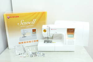 【動作品】 SINGER シンガー Sewell 高性能コンピューターミシン ホワイト XL-8000 8L148