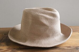 【送料無料 50%OFF 新品】HICOSAKA ◆ ペーパーブレード foldable free hat モカ Sサイズ 帽子 ヒコサカ 日本製 ◆H305