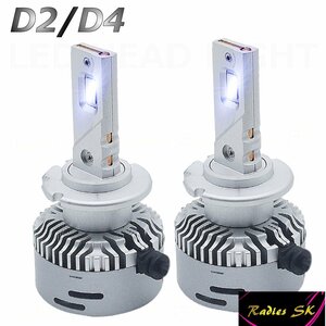 D2 12V 24V HID LEDヘッドライト D2S D2R D2C ステップワゴン バルブ 車検対応 爆光 ホワイト 6000k 14000LM 1年保証