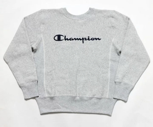 チャンピオン Champion リバースウィーブ クルーネック スウェット M グレー トレーナー 青タグ 単色タグ 