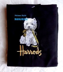 HAL ハロッズ Harrods ★ Westie ウエスティ エプロン 黒 ★ 即決 未使用 希少レア