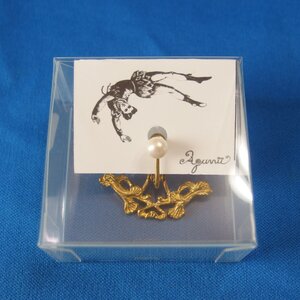 Aquvii◆アクビ Baroque Earring バロック イヤリング 片耳 パール付（ゴールド）・未開封◆未使用保管品 ③