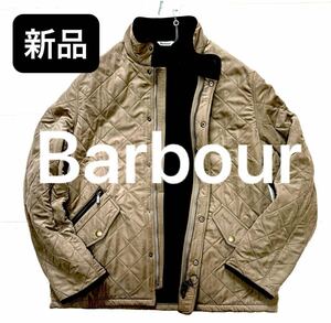 新品★Barbour BOWDEN QUILT バブアー キルティング ジャケット 暖か 中綿キルト 裏フリース 型押しレザーパッチ 日本未発売レアモデル XL