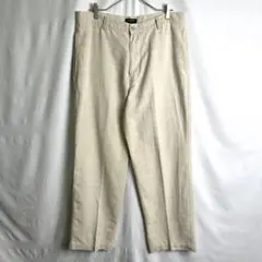 90s DOCKERS リネン スラックス W36×L31 ベージュ コットン