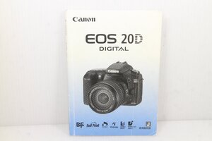 M160☆☆中古説明書★オリジナル★キヤノン　EOS20D DIGITAL