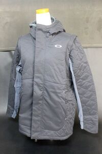 OAKLEY オークリー メンズ 2wayスリーブ 中綿ジャケット パデッドベスト 裏ボア FOA402870/UNEVEN PUFF JACKET 3.0 ブラック サイズL★