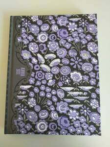 Anna Sui アナスイ ノート　手帳　メモ帳 ノートブック　Notebook JOURNAL CHRONICLE BOOKS　(黒紫)　洋書 