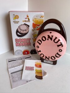 ドウシシャ DONUT MAKER DDM-1001 ドーナツメーカー レシピブック付き SWEETS CLUB 2010年 ☆ちょこオク☆80