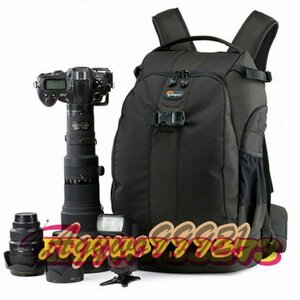 一眼レフ用バックパック Lowepro(ロープロ)フリップサイド500AW 大容量25L レインカバー 三脚取付可