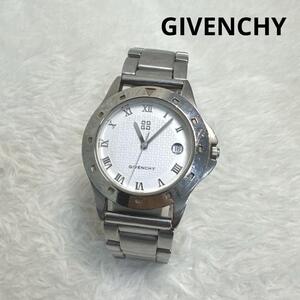 GIVENCHY ジバンシー クォーツ 腕時計 STAINLESS STEEL 日にちカレンダー