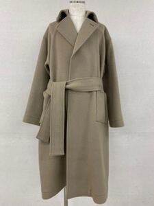 ATHA　DOUBLE MELTON FLUFFY MAXI COAT（PISTACHIO）　アタ　ロングコート SIZE F ユニセックス