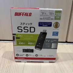 BUFFALO 250GB 外付けSSD SSD-PUT250U3-BKC