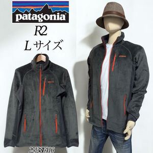 【希少】Patagonia R2 FLEECE JACKET GRAY パタゴニア r2 フリース 25138FA16 メンズL グレー POLARTEC ポーラテック メンズ