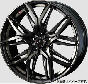 個人宅発送可能 ウエッズ Weds 15X6.0J +50 5穴 PCD114.3 PBMC / TI ホイール 1本 LEONIS LM レオニス エルエム (40784)