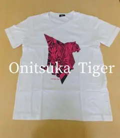 美品 オニツカタイガー Onitsuka Tiger Tシャツ メンズ M 白