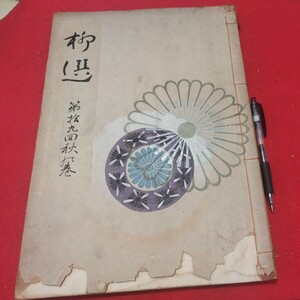 柳選 第19面秋 着物図案 特大本 大本染織物作品集図録文様絵入 検)唐物掛軸仏画古写経中国朝鮮青銅器光悦乾山志野高麗茶碗古筆売立目録OU