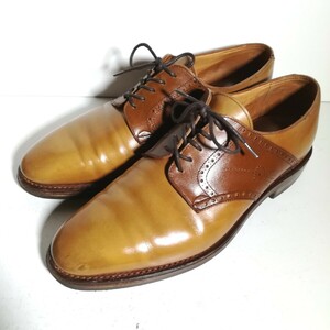 c0077 ★ジョンロブ John Lobb★ 9031 736 DAVIS プレーントゥ 7E 25.5cm程度 ブラウン系 ドレスシューズ ビジネス 高級革靴 紳士靴 本革