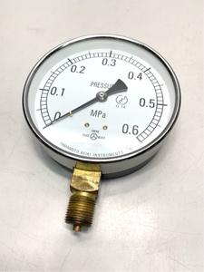 圧力計　普通型　0.6Mpa　100Φ　山本計器　東京トレードマーク 5453 99