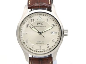 【 インターナショナル・ウォッチ・カンパニー IWC 】IW325313 スピリットファイア マークXV デイト SS/革 自動巻 メンズ 箱 76105-4