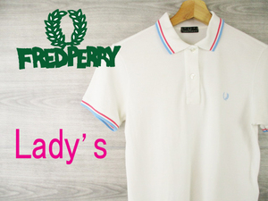 FREDPERRY●レディース●フレッドペリー＜ワンポイントロゴ刺繍・ポロシャツ＞●H3382y