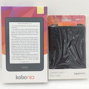 D(0131i3リ) ☆未使用/未開封☆ Rakuten kobo 電子書籍リーダー N306 Wi-Fi 6インチ スリープカバー付き 楽天 ●通電/動作未確認