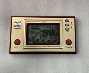 エラー品? 超美品 ゲームウォッチ オクトパス Nintend 即決 画面良好 