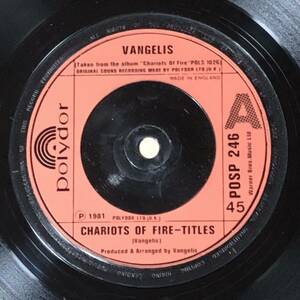 Vangelis / Chariots of Fire UK Orig 7