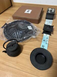 南部鉄器 岩鋳 文秀堂 文福堂 鉄器 鉄瓶 風鈴 ジンギスカン鍋 灰皿 骨董 コレクション 古物 和物 趣味 コレクター まとめ売り 1円スタート 