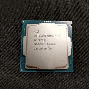 インテルCore i7 8700k付属品なし