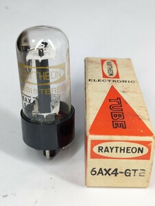 17213　RAYTHEON　6AX4GTB　未使用　真空管