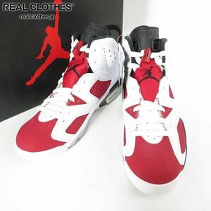 NIKE/ナイキ AIR JORDAN 6 RETRO CARMINE エアジョーダン 6 カーマイン 384664-160/27 /080