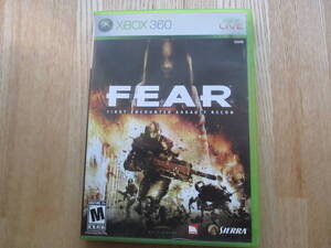  F.E.A.R. First Encounter Assault Recon 北米 Xbox360 フィアー: ファースト・エンカウンター・アサルト・リコン Xbox Series 対応