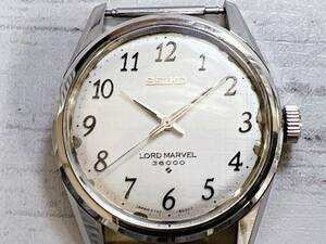 セイコー ロードマーベル SEIKO LORD MARVEL 36000 5740-8000 3針 アナログ 手巻き 腕時計 フェイスのみ 稼働品 アンティーク 【2042