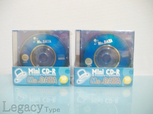 【CMC シングルサイズ mini CD-R媒体 10枚 × 2箱　未開封未使用】