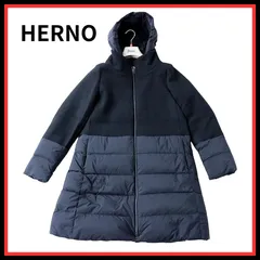 【限定入荷】ヘルノ HERNO ダウンコート PI001965D-33432R-9200 レディース アウター ネイビー ダウンジャケット