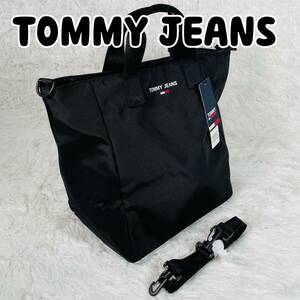 新品未使用 トミージーンズ TOMMY JEANS ショルダーバッグ AW0AW11627 ブラック