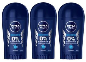 送料込 3本セット NIVEA MEN ニベア メン デオドラント スティックタイプ Fresh Active 48H 50ml 