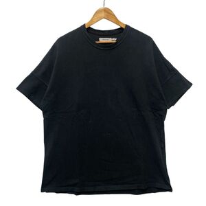 NONNATIVE ノンネイティブ NN-C4229 CLERK S/S TEE COTTON PIQUE OVERDYED 鹿の子生地 半袖Ｔシャツ ブラック サイズ3 正規品 / B6428