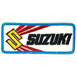 スズキ ビンテージ パッチ SUZUKI Vintage Patch 旧車 国産車 日本車 国産旧車 ワッペン Japanese Motorcycle Wappen