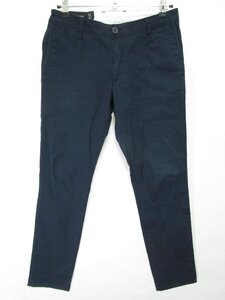 【送料込】 ARMANI EXCHANGE アルマーニエクスチェンジ 【メンズ】 パンツ ネイビー 紺 無地 コットン 綿 ストレッチ size29R S/961280