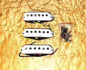 新品Artec SSA-12 Staggered Pole Vintage Stratocaster White Alnico Pickup Setアーテック ストラトキャスター アルニコ ピックアップ