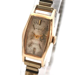 1円 CITIZEN シチズン フノックス 19石 14K 50 MICRONS GOLD FILLED / SS 手巻き 腕時計 レディース ブランド 1117820241210