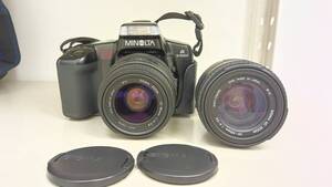 1506　MINOLTA ミノルタ 一眼レフ フィルムカメラ α5700i シグマ　Wズームキット 35-80㎜ 70-210㎜ おまけつき　現状品　動作未確認　