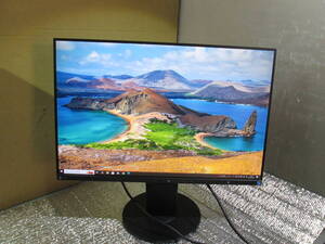 [F3-2]美品★EIZO FlexScan EV2455 24.1インチ液晶モニター フルHD（1920x1200) 高さ調整 縦回転　使用時間：6991h★