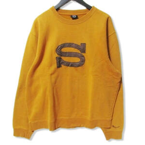 STUSSY ステューシー ロゴ スウェット 118393 20AW クルーネック キャメル XL 27106324