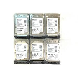 K6053078 SEAGATE 600GB SAS 2.5インチ HDD 6点【中古動作品】918