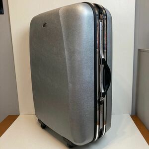 良品 Samsonite サムソナイト 大型スーツケース シ ルバー キャリーケース 旅行 トランク 海外 鍵付き worldproof STRATA ピギー　外箱有