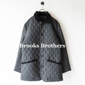 【Brooks Brothers】ブルックスブラザーズ　中綿キルティングコート　MOON社　グレー