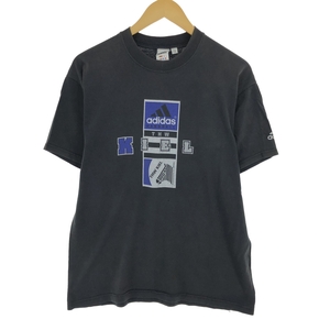 古着 00年代 アディダス adidas スポーツプリントTシャツ メンズS ヴィンテージ /eaa464048